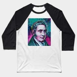 George Stephenson Portrait | George Stephenson Artwork 4 Baseball T-Shirt